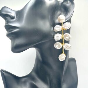 Cascading Pearl Earrings